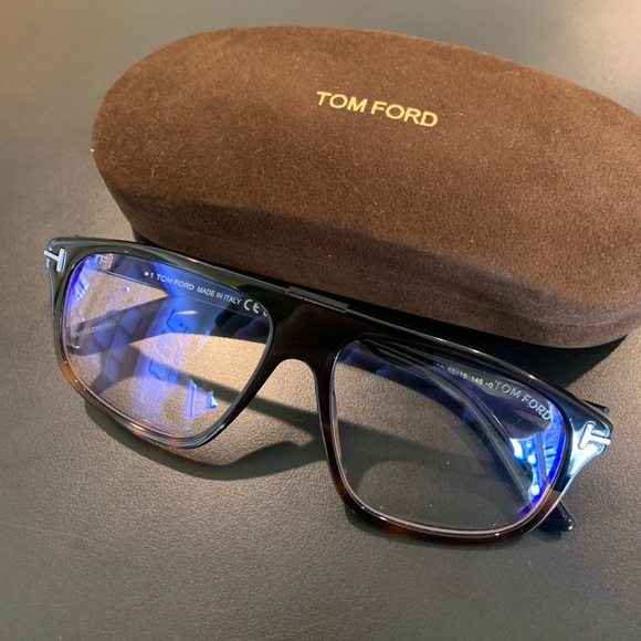 Tom Ford Black and Brown Eyewear